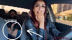 Un autista sfacciata dell app sorprende un passeggero mentre si masturba alle sue spalle
