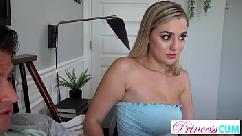 Blake blossom aiuta il fratellastro a resistere alla tentazione del suo culo succoso e delle sue grandi tette ottenendo il suo seme